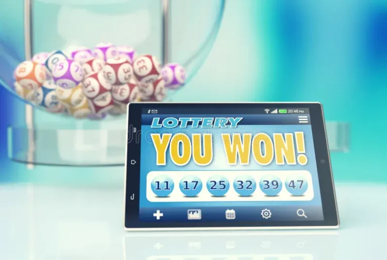 online-lottery-tablet-pc-app-winning-situation-machine-background-d-render-65912416