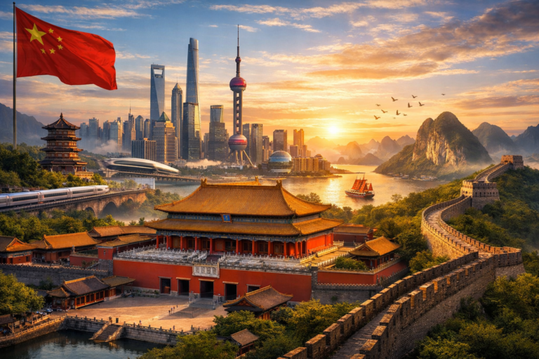 Pemandangan China_ sejarah dan masa depan