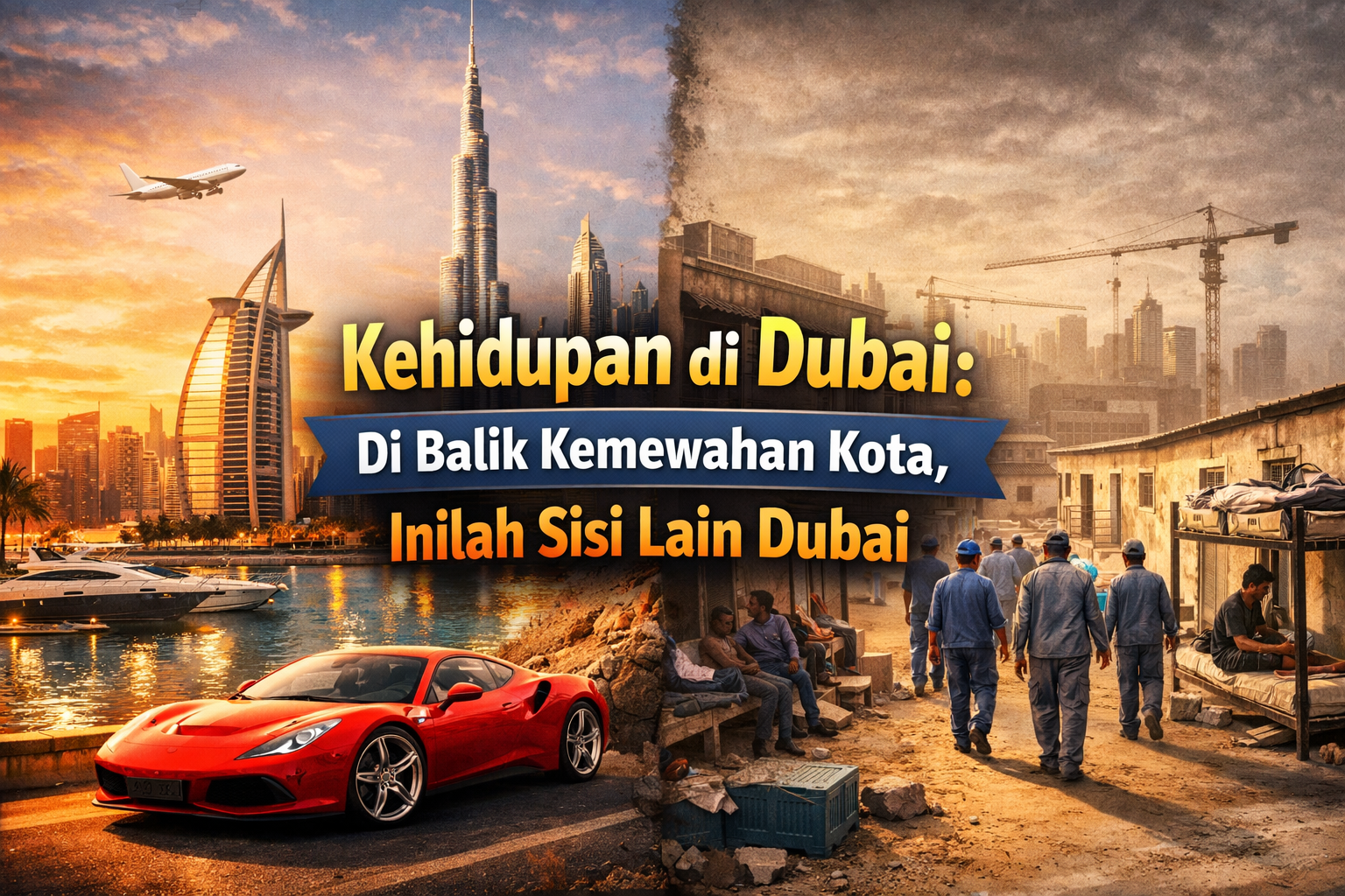 Kehidupan kontras di Dubai