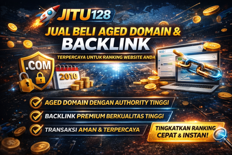 Layanan domain dan backlink terpercaya